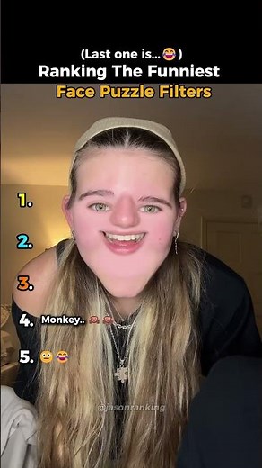 Ranking The Funniest Face Puzzle Filters Moments