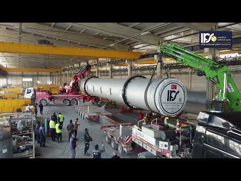CAF Type Rotary Gypsum Calcination Kiln | IPS MAKİNA Engineering