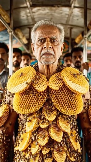 💫 “A Brave Lion Protected Bus Passengers from Angry Bees!” 🦁🚌🐝