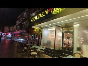 Wet wild night in Scarborough