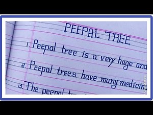 10 lines on peepal tree in english//eassay on peepal tree 10 lines on peepal tree in english
