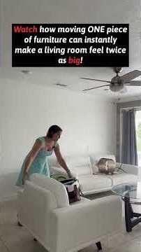 This Simple Move Instantly Expands Any Room #homedesign #staging #forsale #floridaliving