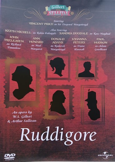 Gilbert & Sullivan - Vincent Price, Keith Michell, Sandra Dugdale, John Treleaven, Ann Howard, Donald Adams, Johanna Peters, Paul Hudson - Ruddigore