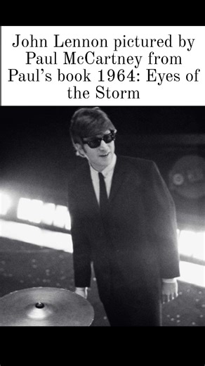 John Lennon pictured by Paul McCartney from Paul’s book 1964: Eyes of the Storm #johnlennon #paulmccartney #thebeatles | Americana Music Society