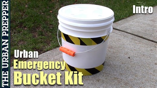 Urban emergency 5-gallon bucket kit full introduction