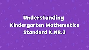 Kindergarten Kindergarten | Understanding Kindergarten Mathematics Standard K.NR.3