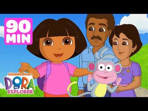 Dora the Explorer's Family & Friend Adventures! #3 💕 90 Minutes | Dora & Friends