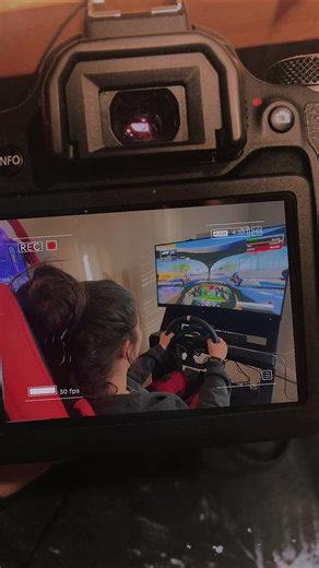 Today marks the first time I’ve ever seen this kid cry happy tears. She’s wanted a sim rig for about a year and a half and Christmas 2025 delivered! It’s the Moza R3 and an MSI G32C4 monitor. The cockpit is a home project. (I mayyy or may not be enjoying this more than she is. 😂) #viral #christmas2025 #girldad #simracing #simrig