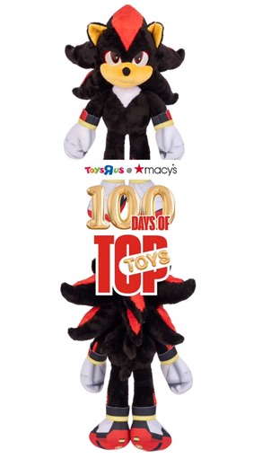 Toys”R”Us on Instagram: "Experience supersized fun with the Sonic the Movie Shadow Jumbo Plush toy from Toys”R”Us @macys! 🖤✨ This 20 inch plush is made with ultra-soft material and is the perfect gift for kids and Sonic the Hedgehog fans alike. Shop this toy and more Top Toys in-store at #ToysRUsatMacys or online at macys.com and toysrus.com."