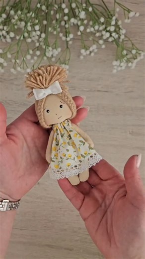 Doll Sewing Patterns PDF on Instagram: "Dolls for sale! Only 1 piece of each doll available! Three tiny handmade fabric dolls, carefully created with attention to soft details and gentle expressions ✂️🧵 Each doll is made in a calm, cozy style and works beautifully as a small gift, keepsake, or collectible piece. If you love miniature handmade dolls and slow-crafted toys, these little characters might be for you. ✨ Handmade textile dolls ✨ Soft fabrics & delicate details ✨ Available for purchase