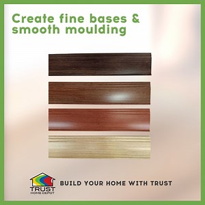 Create fine bases and smooth moulding with the OPTIMA PVC baseboard and moulding. Installing this sleek, wooden panels add a touch of elegance to your home without worrying about termites or rotting. For inquiries, contact or visit a Trust branch near you : Trust Home Depot 📍 Quimpo Boulevard, Ecoland, Davao City 📞 (6382) 298-7878 📠 (6382) 295-3588 📩 info@trusthomedepot.com Trust DIY Hardware (Matina) 📍 #15 McArthur Highway, Matina, Davao City 📞📠 (6382) 297-7365 📩 diy.matina@trust-hardwa