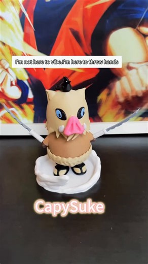 Kawaii Park 11 on Instagram: "FULL CHARGE… but it’s a capybara#capybara #new #demonslayer #inosuke #cute #funny #gift"