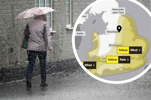 Derbyshire weather: 21-hour yellow warning for rain in Derby and the East Midlands