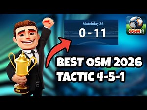 BEST OSM TACTIC AGAINST BETTER TEAMS! ⚽️ | Underdog Online Soccer Manager 2026 Tactic 451