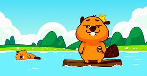 DK Beaver - Telegram Animated Stickers - Bit