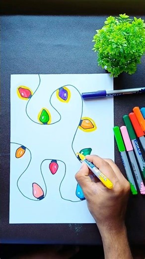 Colorful Abstract Doodle Art | Easy Marker Drawing for Beginners #doodle #doodleart #art #drawing