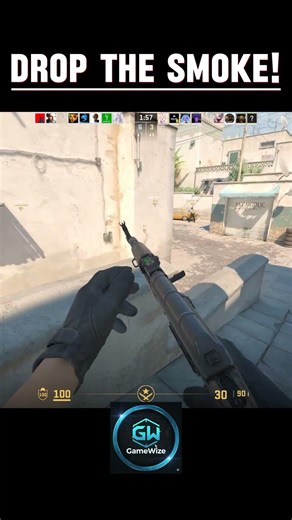 Smoke check / Dust 2 Smoke Test — One Smoke to Block Short & Mid 💨 #cs2overpass #gaming # #cs2