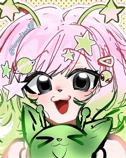 [ICON] Alien 👽 #clipstudiopaint #drawing #art #digitalart #render #speedpaint