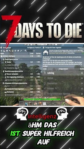 The INTELLIGENCE Perk is COMPLETELY OP! 🧠 | 7 Days to Die