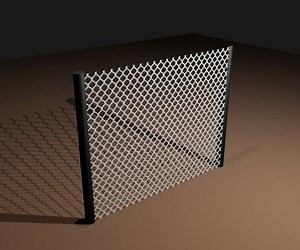 ArtStation - Wire Fence - Alambrado Low-poly 3D model | Game Assets