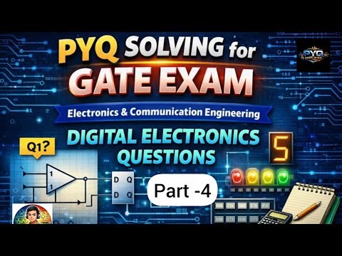GATE ECE PYQ Digital Electronics Part-4 #ece #pyq #gateexam #digitalelectronics #gate2025 #education