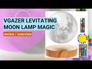 VGAzer Levitating Moon Lamp Review: Mesmerizing 3D Printed Lunar Light