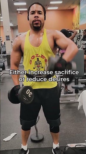 Either Increase Sacrifice or Reduce Desires 💪Real Fitness Motivation #gymmotivation #fallintoshorts