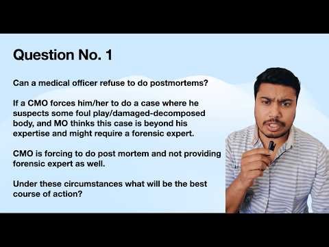 Can a Medical Officer Refuse to Conduct Postmortem Examination? Best Course of Action