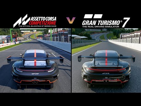 GT7 Update 1.67 vs ACC 🏁 Porsche 911 GT3 R (992) Comparison