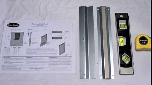 Commercial Restroom Mirror, 30" L x 18" W