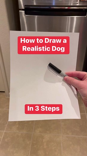 3.2K views · 27 reactions | How to draw a realistic dog.  ✍ #dog #dogs #art #draw #painting #drawing #realism #pets #animals #marriagehumor #comedy | Derek's Creations | Facebook