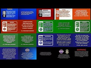 Walt Disney Home Video/Entertainment FBI Warning Screen History