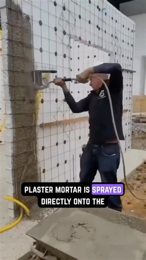 Modern Wall Plastering Technique Using Plaster Sprayer | Price & Benefits