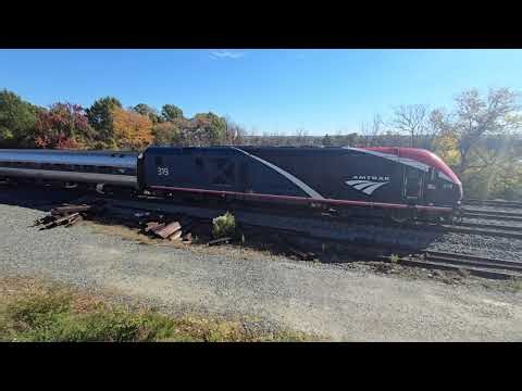 ALC-42 319 leads Amtrak Cardinal Train 51 at Long Bridge