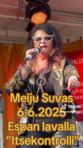Meiju Suvas Itsekontrolli Espan lavalla 6.6.2025
