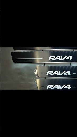 Premium LED Door Sills for Toyota RAV4 2013-2018 | Stainless Steel Illuminated Scuff