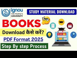 How To Download IGNOU Study Material 2025 | Ignou Books Download | IGNOU Study Material Download