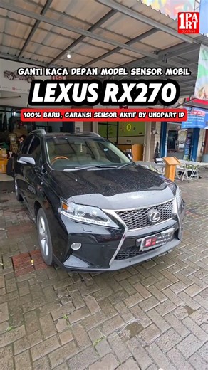 Hasil Pemasangan Kaca Depan (Speed Projection Ready) Lexus RX270 RX 270 AL10 2011-2015 by unoPart ID