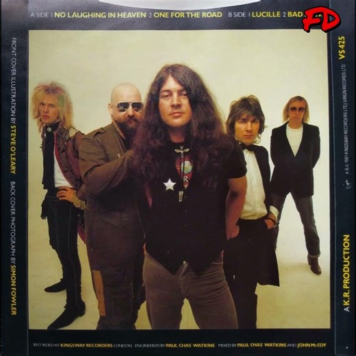 Gillan - No Laughing In Heaven/Lucille (Virgin 1981)