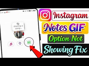 Instagram GIF Notes New Update 2026 | Instagram Notes GIF Option Not Showing | Instagram new update