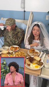 Man reacts to bride feeding her military husband video | Vu Studios