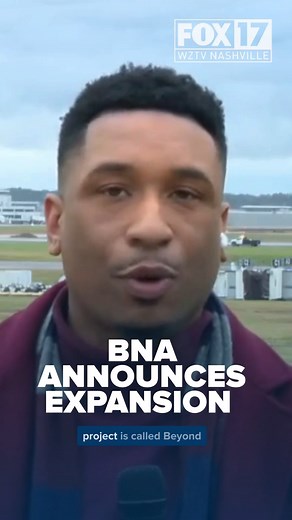 9.3K views · 19 reactions | Nashville airport announces plans for second terminal as passenger growth soars. https://bit.ly/4o4HsgQ | WZTV FOX 17 News, Nashville | Facebook