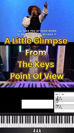 🎹 A Little Glimpse From The Keys Point Of View! 🎹