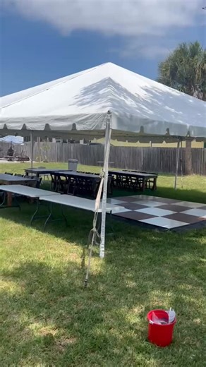 When your ceremony and reception are just steps apart 💕 Backyard weddings have never looked so dreamy! ✨ Say “yes” to simple, stunning, and totally seamless setups—DM us to get started! #BackyardWeddingInspo #TentedReception #CeremonyGoals #WeddingTent #OutdoorWeddingVibes #FloridaWeddings #ClearTopTent #RentalandEvents #WeddingSetups #IGWeddings #WeddingPlanning #BackyardBride #WeddingInspo2025 | Rentaland Tent & Event Rentals Orlando