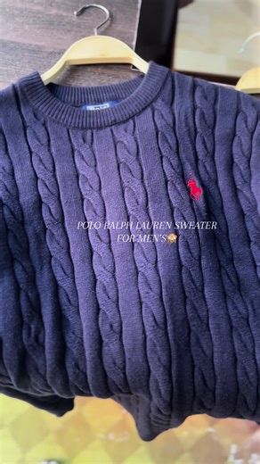 RL Cable Knit Sweater Collection for Men
