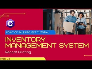 24.C# Full Project Tutorial (Record Printing For POS and Inventory Management System) Part 24