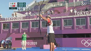 65K views · 606 reactions | The perfect 10!  Thrilling last moments of the Archery match at #Tokyo2020, where Mete Gazoz clinched Turkey's first-ever medal in archery! 磊 | Olympics | Facebook