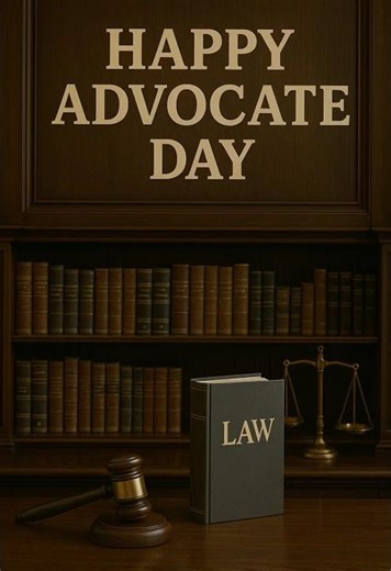Happy Advocate Day #advocate #trending #law #draftwise_legal