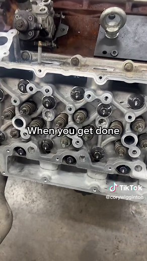 #6point7 Cylinder head torque procedure #powerstroke #wiggysgarage #mechanic #sixseven #superduty #ford