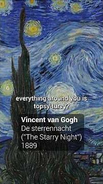 What is the story behind Vincent van Gogh's "The Starry Night"?